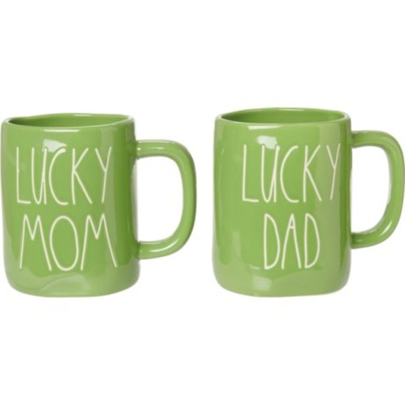 Rae Dunn Other - NEW IN BOX ~ Rae Dunn ~ Lucky Parents Mug ~ Gift Set ~ 2-Piece SET ~ So CUTE!!!